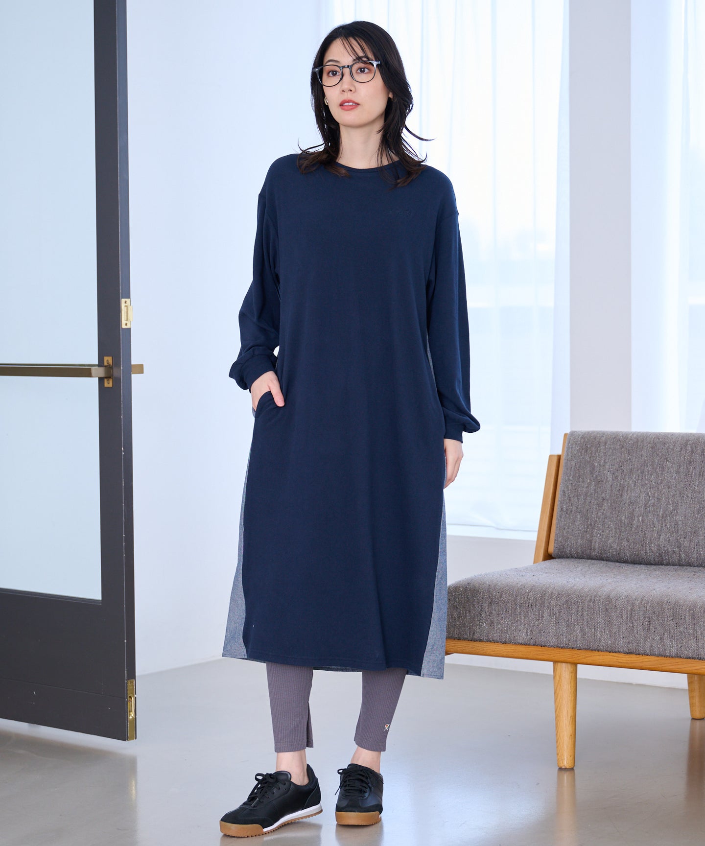 Arnold Palmer マシュマロ天竺 ドッキングワンピース